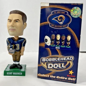 Vintage 2002 NFL St. Louis Rams Kurt Warner Bobblehead Hardee's Collector Series - Picture 1 of 6