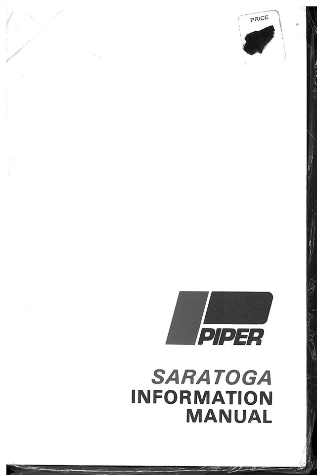 Nuevo manual de información Piper PA-32-301 Saratoga, p/n 761-728 Foto 1 de 1
