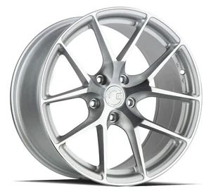 Aodhan AFF7 19x9.5 5x114.3 35.0 73.1 Gloss Silver Machined Face Wheel/Rim - Picture 1 of 3