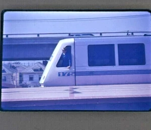 BART Bay Area Rapid Transit Railway #175 conduttore San Francisco 1973 35 mm - Foto 1 di 3