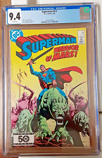 SUPERMAN 417 - MARCH 1986 - DC COMICS - CGC 9.4 NM