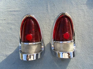 1955 Chevy Chevrolet BEL AIR 150 210 Taillights - Picture 1 of 3