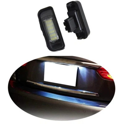 Para Mercedes Benz W220 S430 S500 S600 Blanco LED Número Placa Luz Lámpara Foto 1 de 4