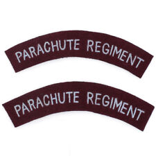 British Army PARACHUTE REGIMENT Paratrooper Shoulder Title Flashes - WW2 Repro