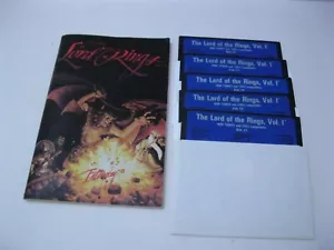 Il Signore degli Anelli Vol Volume I PC 5,25" dischi e interazione manuale 1990 - Foto 1 di 2