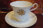 Royal Tuscan Wedgwood cup and saucer, made in England "Gemini" pattern[a*5-b3]