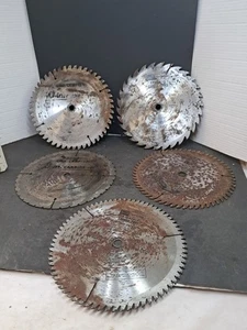 ❤️ 5 gebrauchte Handwerker 10" Sägeblätter siehe Beschreibung bitte  - Bild 1 von 6