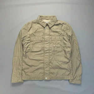 CP Company Mens Blue Nylon Military Jacket XL Pockets Zip Button - Picture 1 of 20