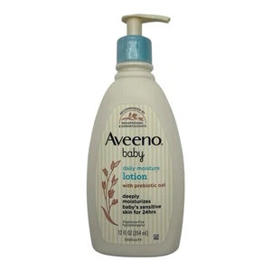 AVEENO Baby Daily Moisture Lotion Fragrance Free Oat 12 oz - Picture 1 of 2