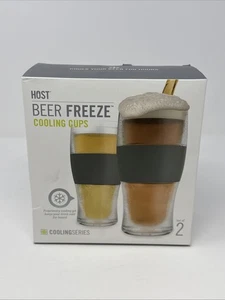 Host Beer Freeze Cooling Cups, 16oz Frozen Mugs, Freezable,Perfect Gift Idea New - Picture 1 of 10