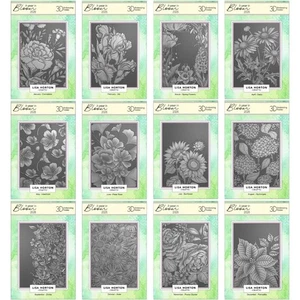 Lisa Horton a year in bloom 2026 3D Floral Embossing Folder - Bild 1 von 1