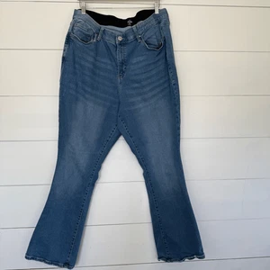 Jeans Lularoe donna 36 blu denim elasticizzato svasato - Foto 1 di 5