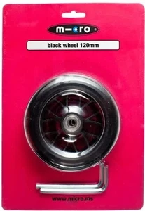 Micro Scooter 120MM Stabilisierungsrücken schwarz Ersatzrad, Ausstattung inklusive. - Bild 1 von 2