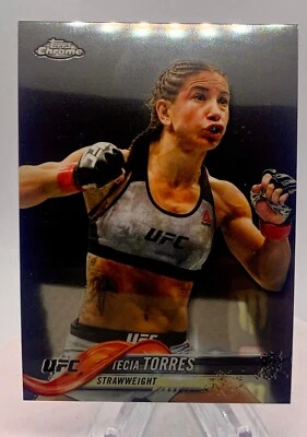 2018 Topps Chrome UFC #48 Tecia Torres MMA - Image 1 of 2
