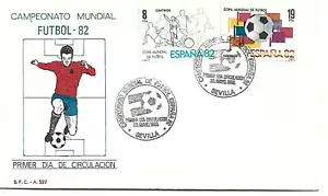 Mundial de Futbol España 82 Sevilla Sobre Primer Día año 1980 (FJ-143) - Imagen 1 de 1