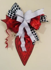 ✨NEW✨ Valentine’s Day Front Door Hanger w/ Bow ((Indoor/Outdoor)) Handmade - Picture 1 of 5