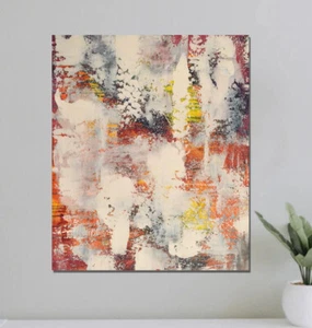 Mark Little Original �� Leinwand Gemälde 34 "X29" Abstrakt, POP Art, Modern - Bild 1 von 17