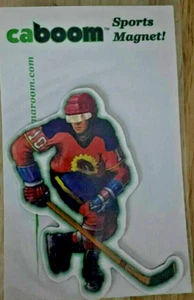 Magnete da camera giocatore di hockey rosso Caboom - Foto 1 di 1