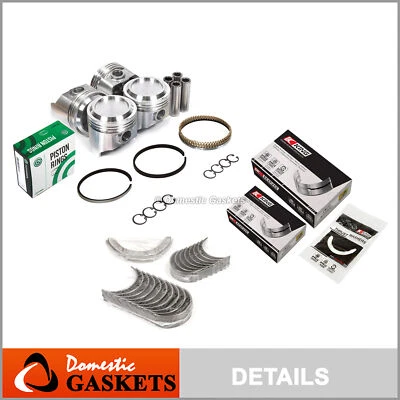 Anillos de rodamientos de pistones para camioneta Toyota 82-84 4Runner 2,4 L SOHC 22R 22REC Foto 1 de 4
