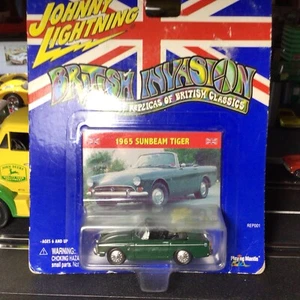 Johnny Lightning British Invasion 1965 Green Sunbeam Tiger Roadster Die-Cast - Picture 1 of 8