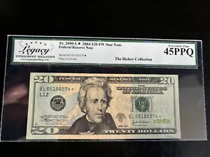 DBR 2004 $20 FRN San Francisco STAR Fr. 2090-L* Legacy 45 PPQ Serial EL05100274* - Picture 1 of 2