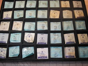 Neu 35 Stck. * Elgin * Uhr Kristall Lot ~ GS & SUC ~ Foto ansehen F Form & Größe #NC 131 - Bild 1 von 10