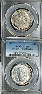 1947 U.S. Booker T. Washington Commem Half $ - MS-66 (PCGS) stk#407 - Picture 1 of 1