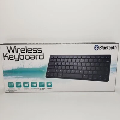Mini Wireless Bluetooth Keyboard Bluetooth 3.0 iOS, Windows, Android Lightweight - Image 1 of 4