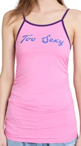 WOW! Nueva camiseta sin mangas acanalada Natasha Zinko "Too Sexy" mediana $249 - Imagen 1 de 3