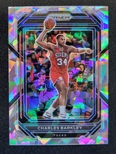 Charles Barkley 2022-23 Panini Prizm Silver Ice Prizm #300 76ers
