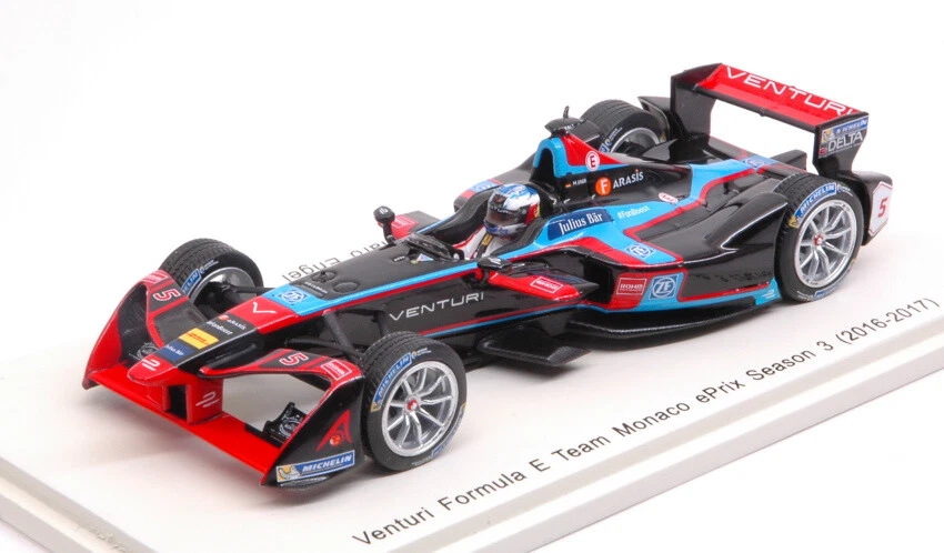 Modellino auto scala 1:43 Spark Model  VENTURI M.ENGEL  N.5 Rd5 MONACO FORMUL... - Immagine 1 di 1