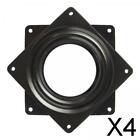 3xReplacement Square Turntable Bearing 0.8mm Thick Bar Stool Swivel Plate