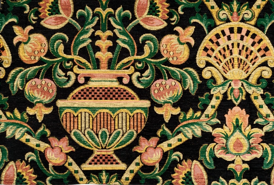 Damask-Style Jacobean Polyester Blend Tapestry Fabric | 0.67 yds. x 37 in. - Image 1 of 4