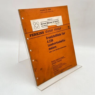 Perkins 4.236 Motore Per Matador Lista Parti di Ricambio Catalogo Riparazione - Immagine 1 di 4