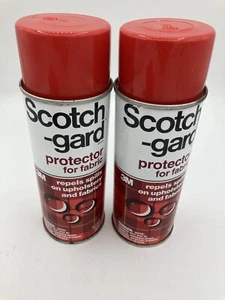 2 Scotch Gard Scotch-gard Protector Fabric & Upholstery 14 oz OLD FORMULA 1987 - Picture 1 of 7
