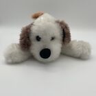 Rhode Island Novelty Plush Puppy Dog Stuffed Toy 11” White Brown