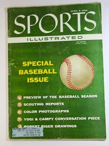 VINTAGE 1956 Sports Illustrated Special Baseball Issue (April 9) Vol 4 Number 15 - Picture 1 of 12