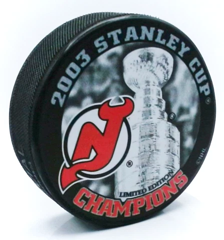New Jersey Devils 2003 Stanley Cup Champions Puck Cover