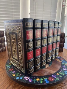 EASTON PRESS - Winston Churchill - THE SECOND WORLD WAR complete 6 book set - Picture 1 of 14