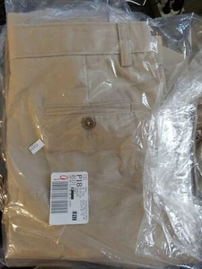 Pantalones cortos chinos delgados uniformes escolares Lands' End talla 20s #3 - Imagen 1 de 1