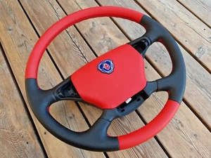 NEW LEATHER Scania P G R T Series 2004-2017 Steering Wheel Truck NEW OEM 04- - Bild 1 von 16