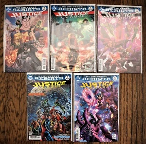 LIGA DE LA JUSTICIA (2016) #1, 2, 3, 4 + 5 - RENACIMIENTO DC - CASI NUEVO - PRIMERA IMPRESIÓN - Imagen 1 de 4