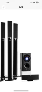 Surround Sound 3 Wired Speakers And Sub Woofer - Picture 1 of 7