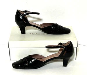 Naturalizer Annika Black Leather Pumps NIB with Defect Size 7.5 M - Picture 1 of 9