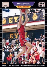 Matas Buzelis 2023 Leaf Pro Set Metal Black Holo RC PSG-80 14/49 SP Only 49 Made