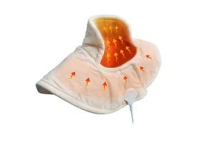 Elektrisches Heizkissen für Nacken- und Schulterbereich Nackenheizkissen 60x62cm - Bild 1 von 9