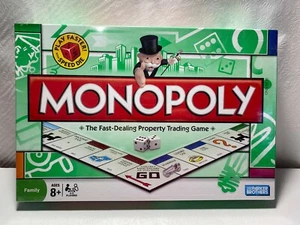 NIB Classic Monopoly Board Game with Speed Dice Hasbro - Imagen 1 de 3