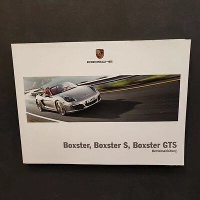 Betriebsanleitung PORSCHE  BOXSTER BOXSTER S GTS 2014 2015  Bordbuch Handbuch - Bild 1 von 4