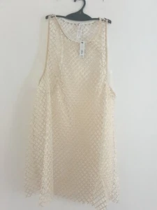 Ann Summers Gold Morocco Beach Dress, Size Large 16-18, Cover Up,with Stretch - Picture 1 of 8