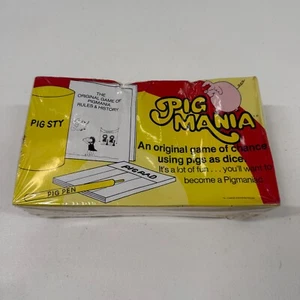 Vintage 1977 PIG MANIA Pig Dice Game David Moffat Complete NEW SEALED - Bild 1 von 10